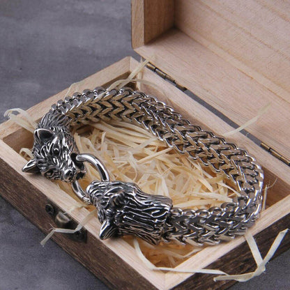 Viking Wolf Armband